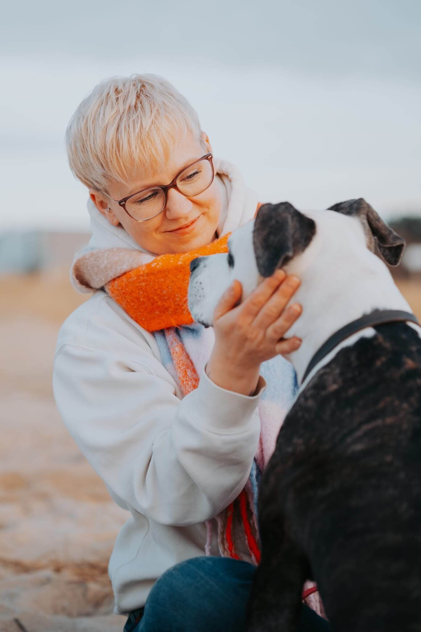 Madlen und ihre Hündin Cassie